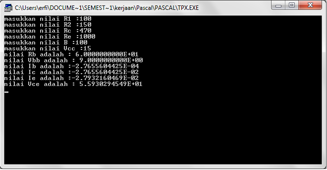 Penggunaan Procedure pada Program Pascal untuk Menghitung 